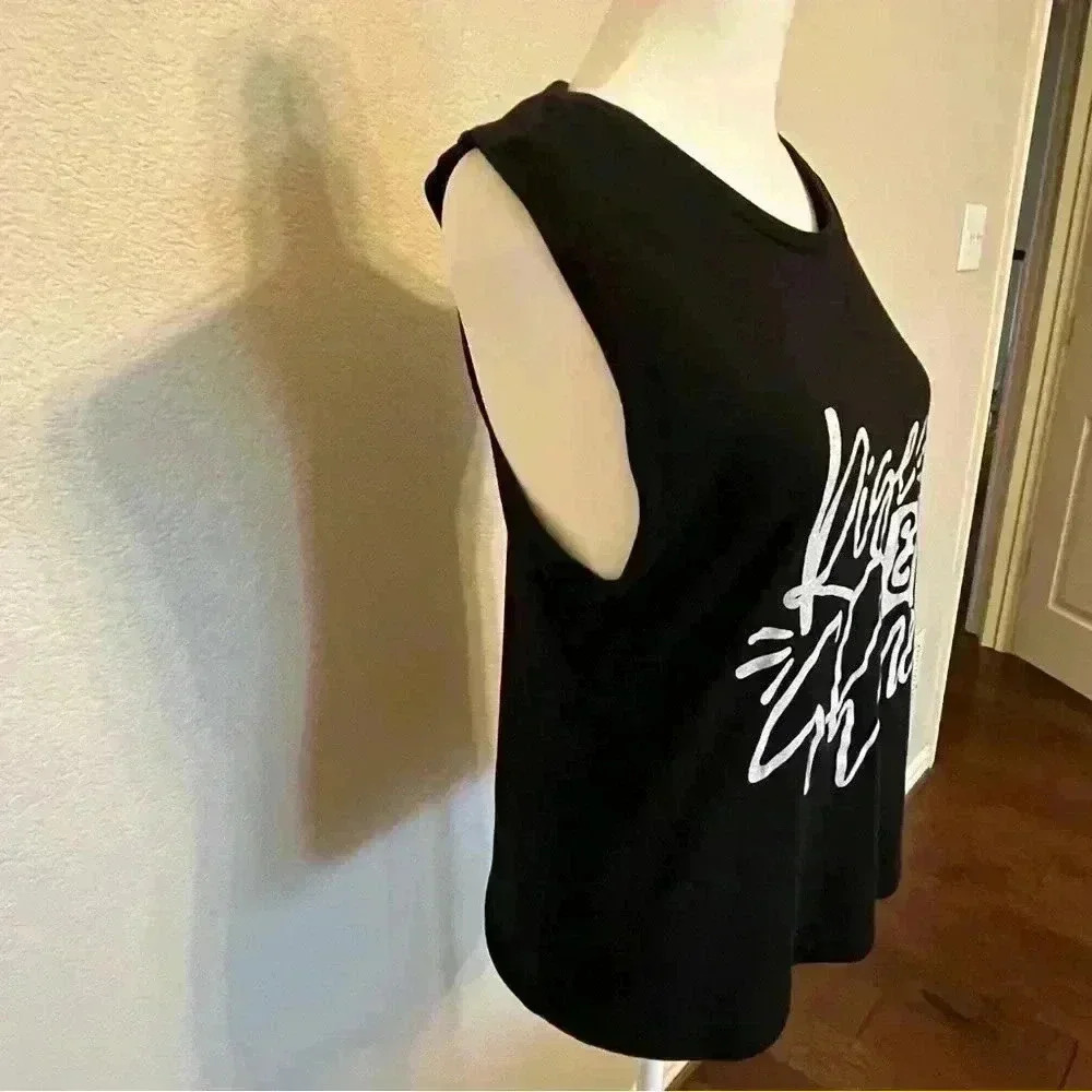 Next Level brand muscle style sleeveless cotton shirt size medium - Picture 3 of 9